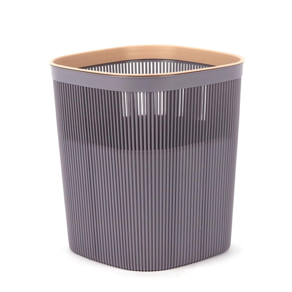 Perforated Plastic Trash Bin