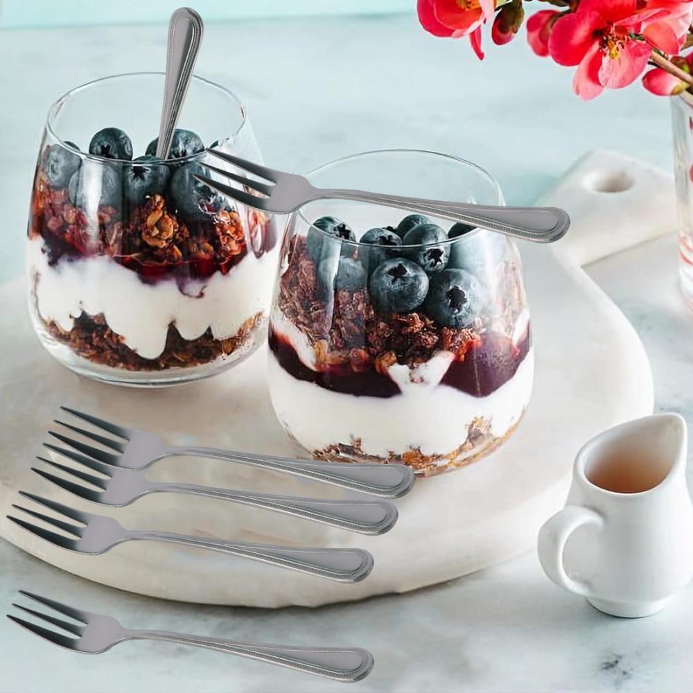 شوكة حلا استيل فضي 6ح