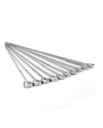 Metal kebab skewers best sale