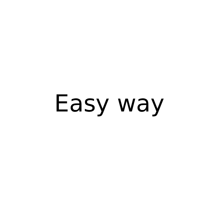 Easy way