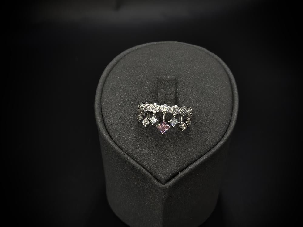 طقم فضة عيار 925 مكون من 4 قطع