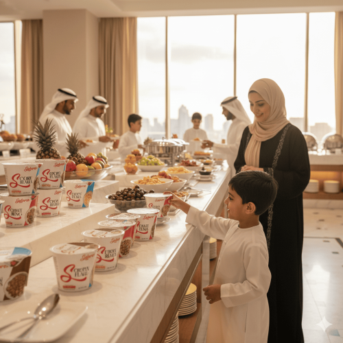 كورن فليكس اكواب جاهزة