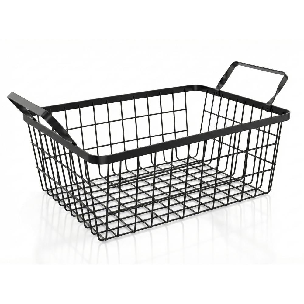 سلة فواكه معدنية بشكل مستطيل - AL-10477