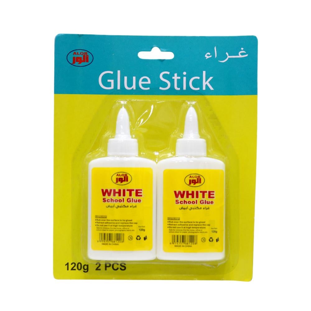 غراء مدرسي أبيض - 120 جرام - AL-9365-6
