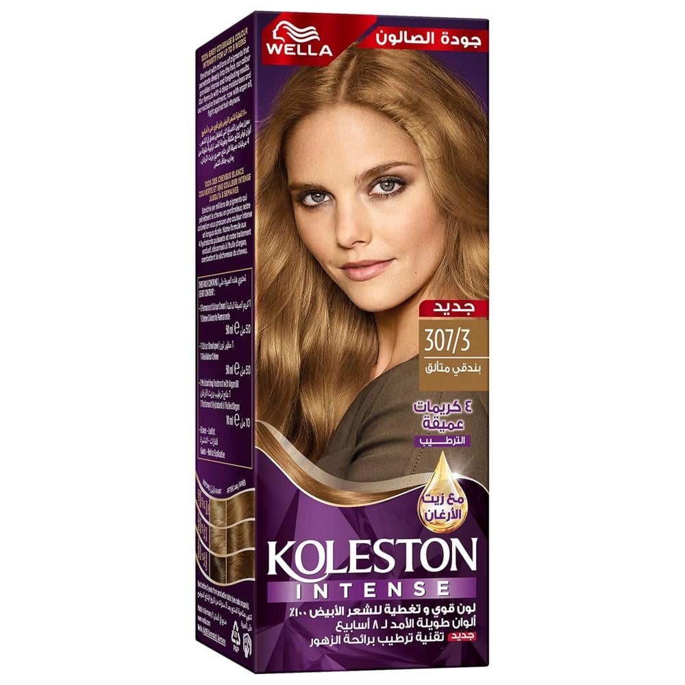 صبغة شعر بندق متألق 307/3 من ويلا – 110 مل
