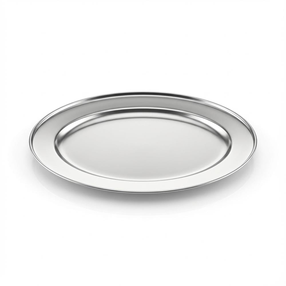 صحن تقديم ستيل بيضاوي  - AL-7878