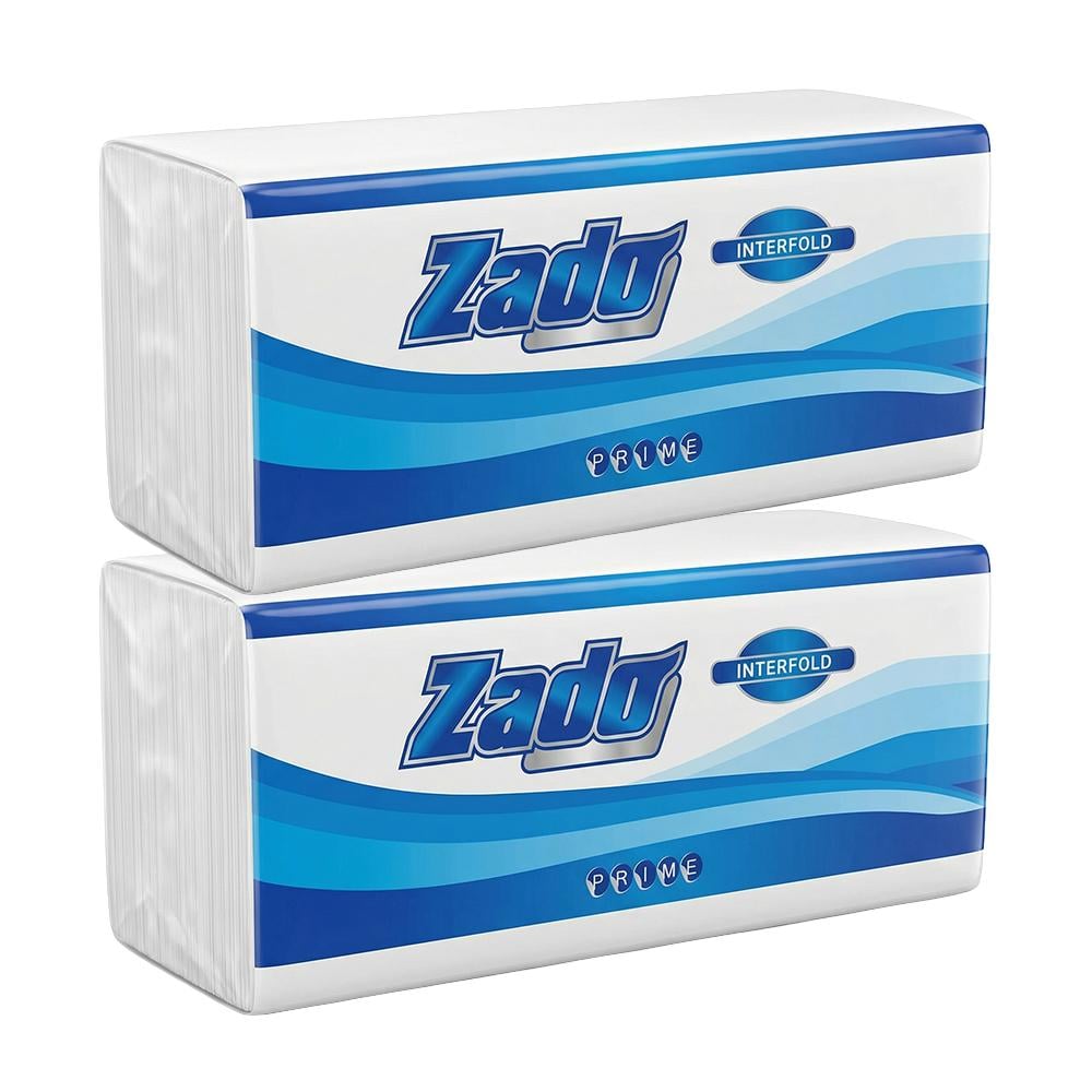 زادو مناديل تنشيف طبقتين – 2 شدات × 150 منديل