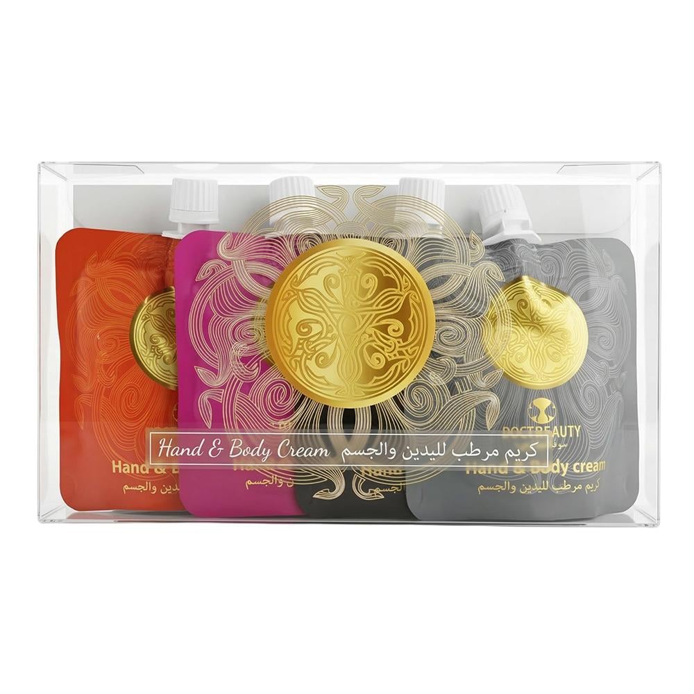 سوفت بيوتي طقم كريم مرطب لليدين والجسم - 1 طقم × 4 حبات