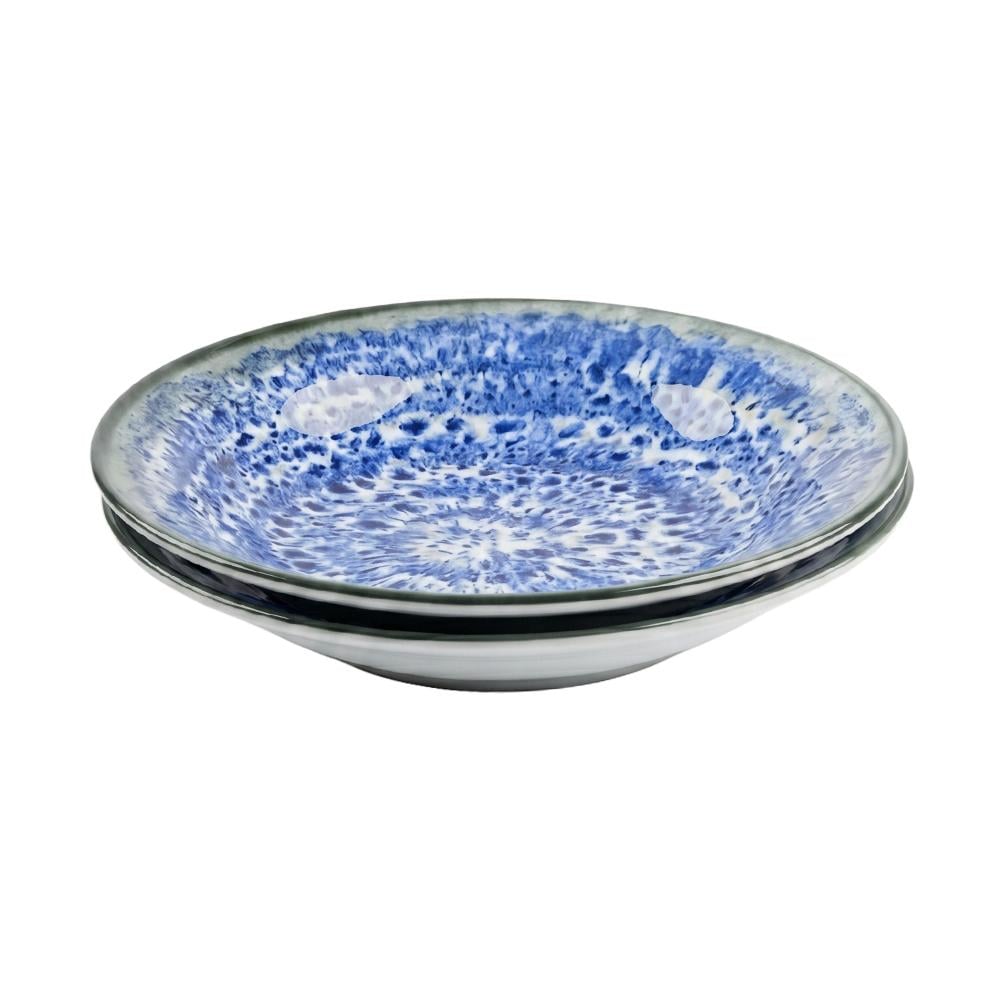 طقم صحون سيراميك دائري - 1 طقم × 2 حبات