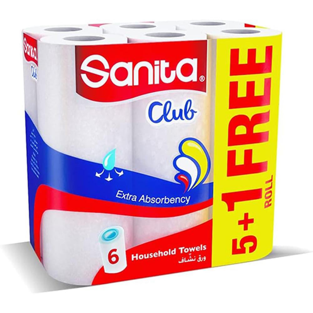 سانيتا مناديل مطبخ 6 حبات SANITA