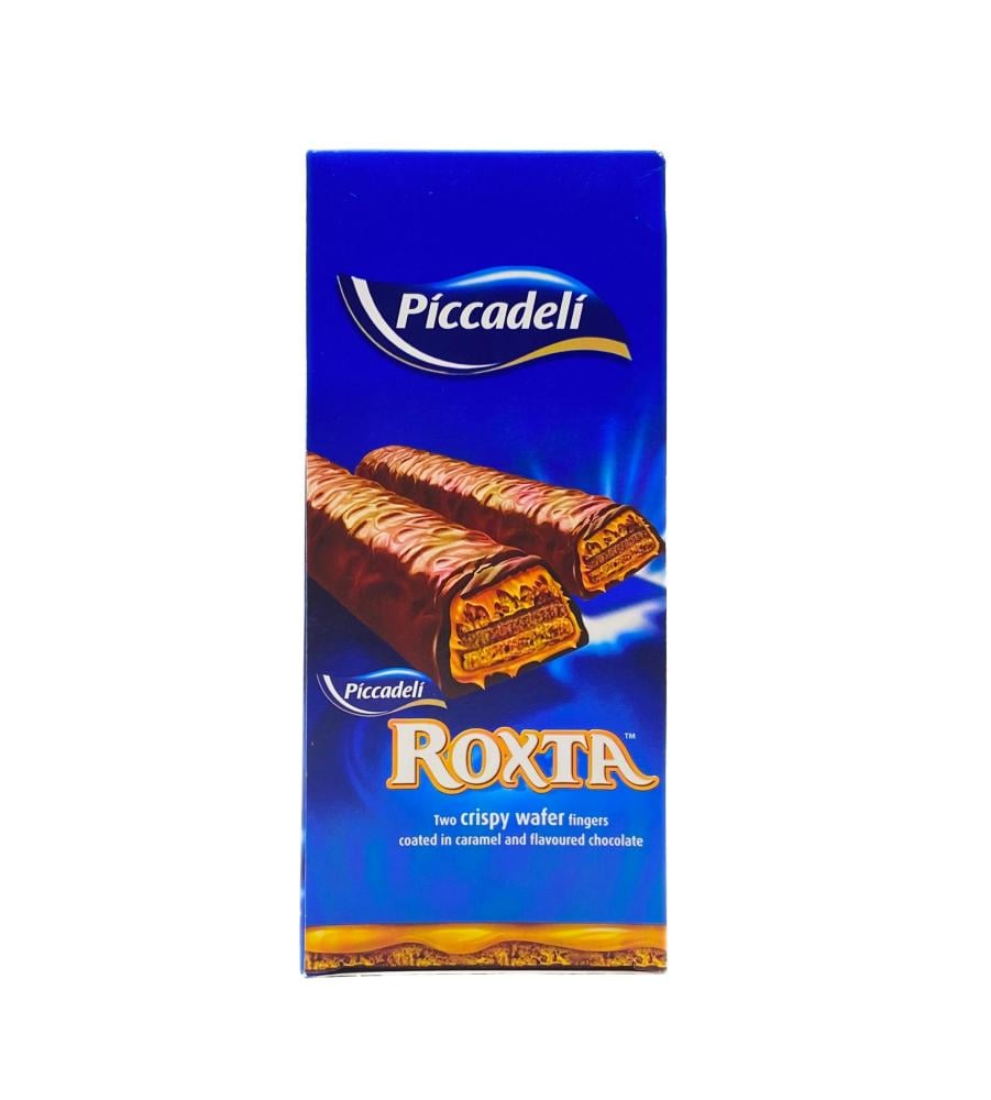 روكستا أصابع ويفر مقرمشة بطبقة كراميل وشوكولاتة – من بيكاديلي، 24 قطعة × 20 جم
