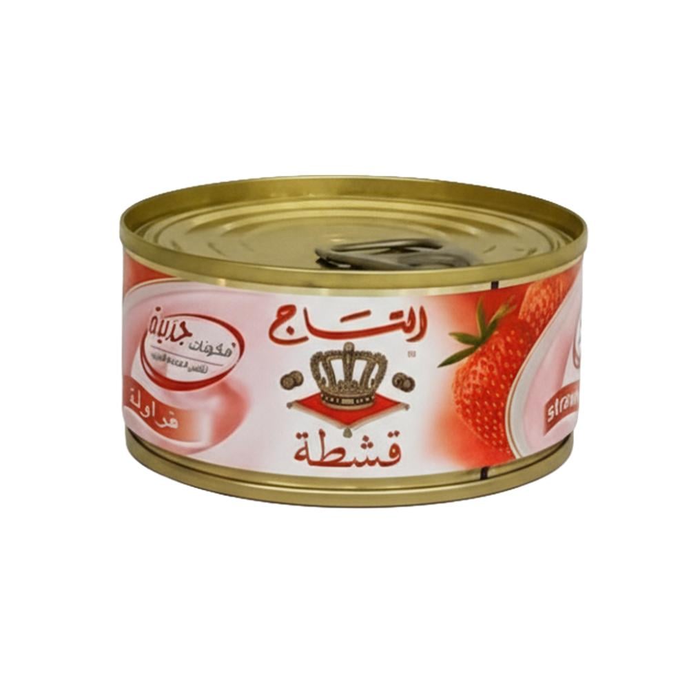 قشطة بالفراولة من التاج – 95 جرام