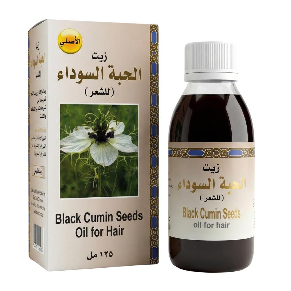 زيت  الحبة السوداء الطبيعي للشعر من باقيس – 125 مل