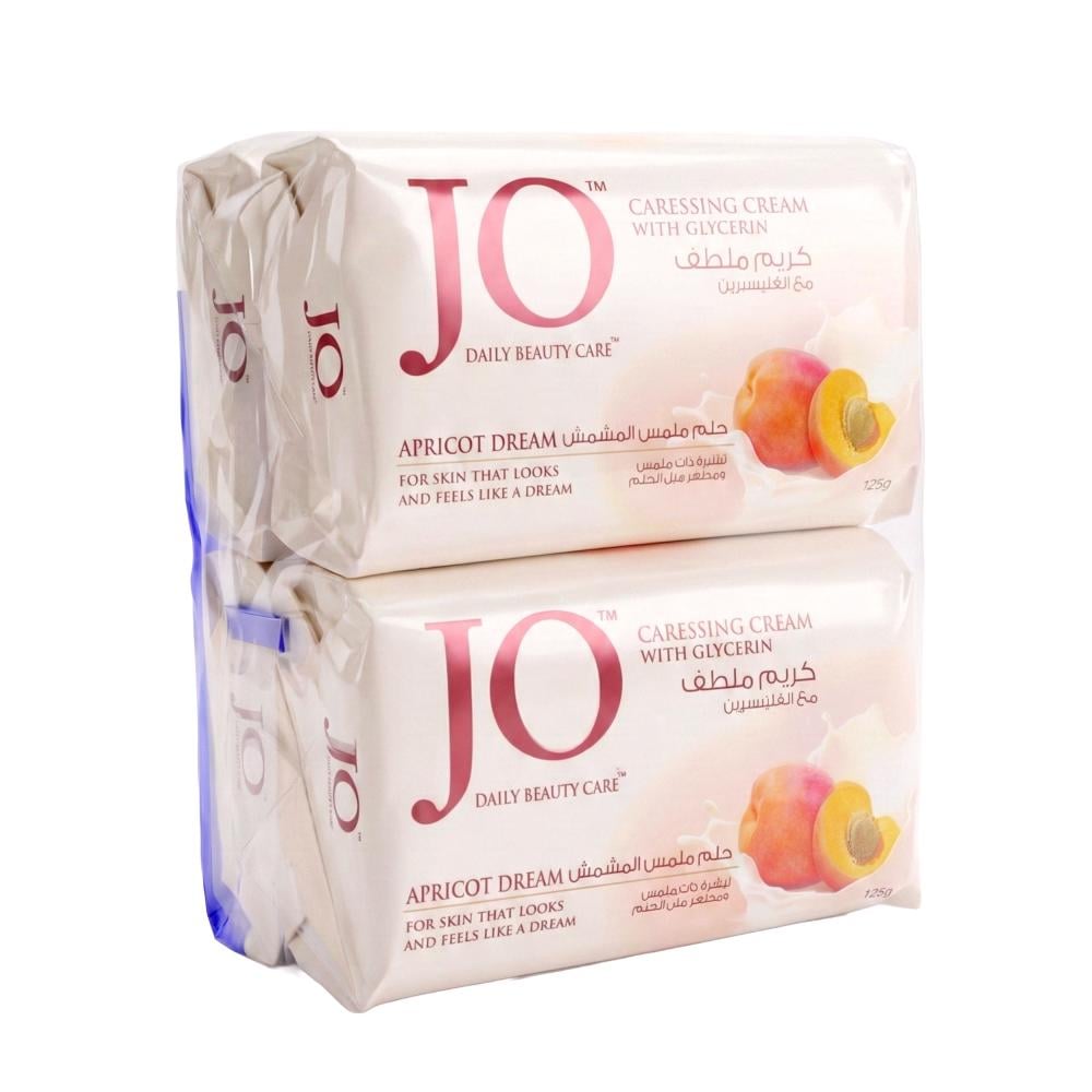 صابون الجمال حلم ملمس المشمش من جو – 4 حبات × 125 جرام