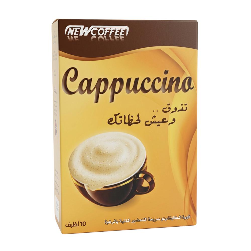 نيو كافي كابتشينو سريع التحضير – 1 كرتون × 10 أظرف