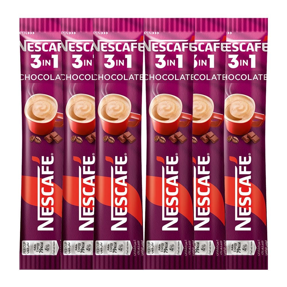 نستله نسكافيه بالشوكولاتة – 6 أظرف × 18 جرام