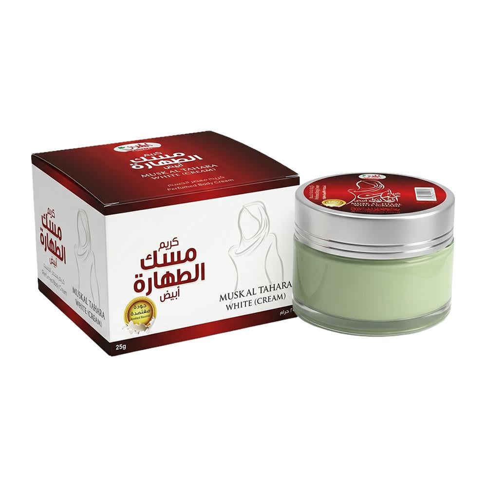 الهلال كريم معطر الجسم برائحة مسك الطهارة – 25 جرام