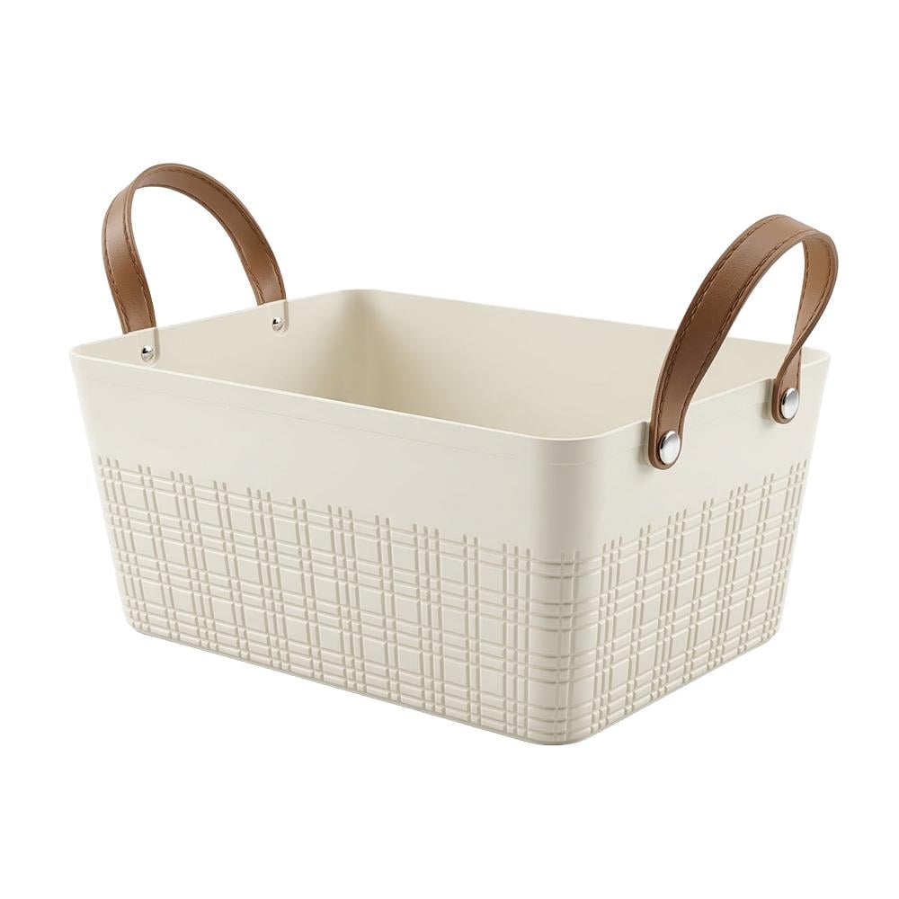 منظّم بلاستيك مستطيل مع مقابض