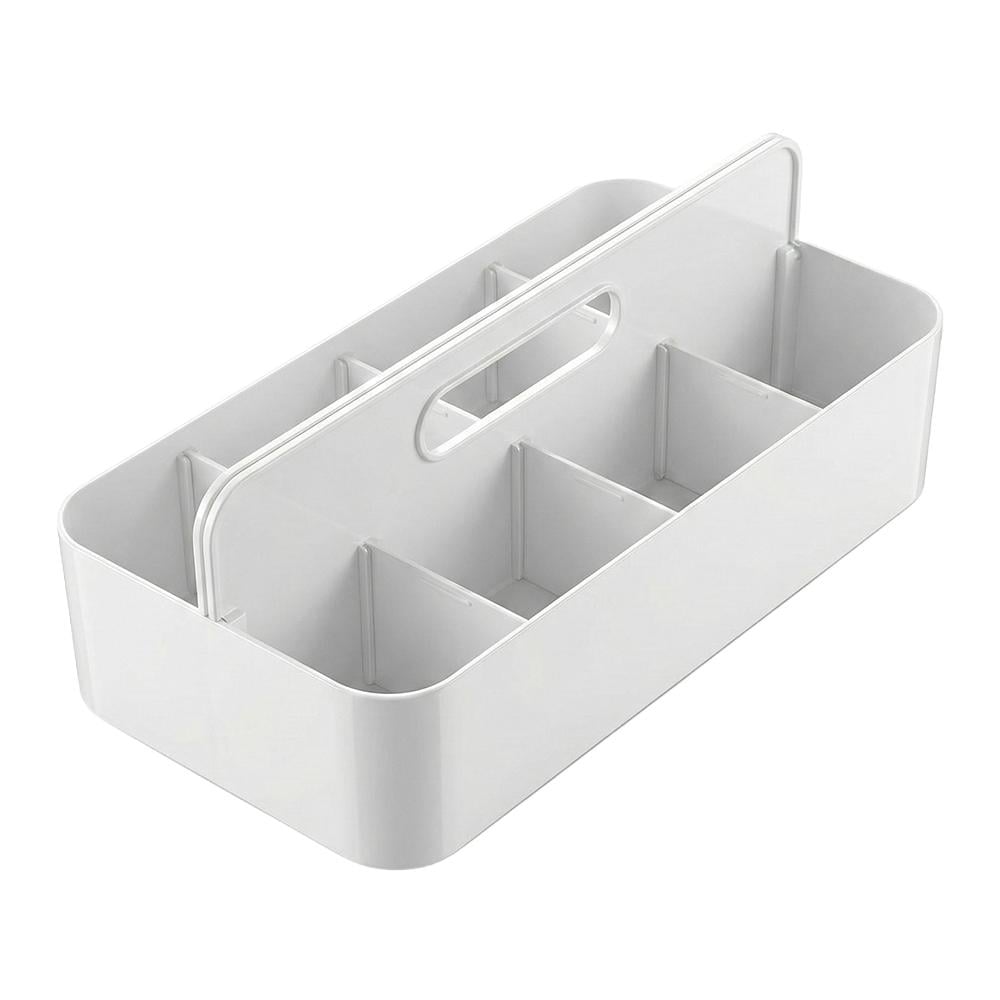 منظم بلاستيك مستطيل بغطاء متعدد الاستخدامات