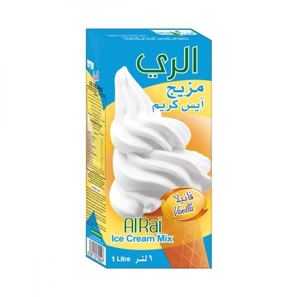 مزيج آيس كريم الفانيلا من الري - 1 لتر