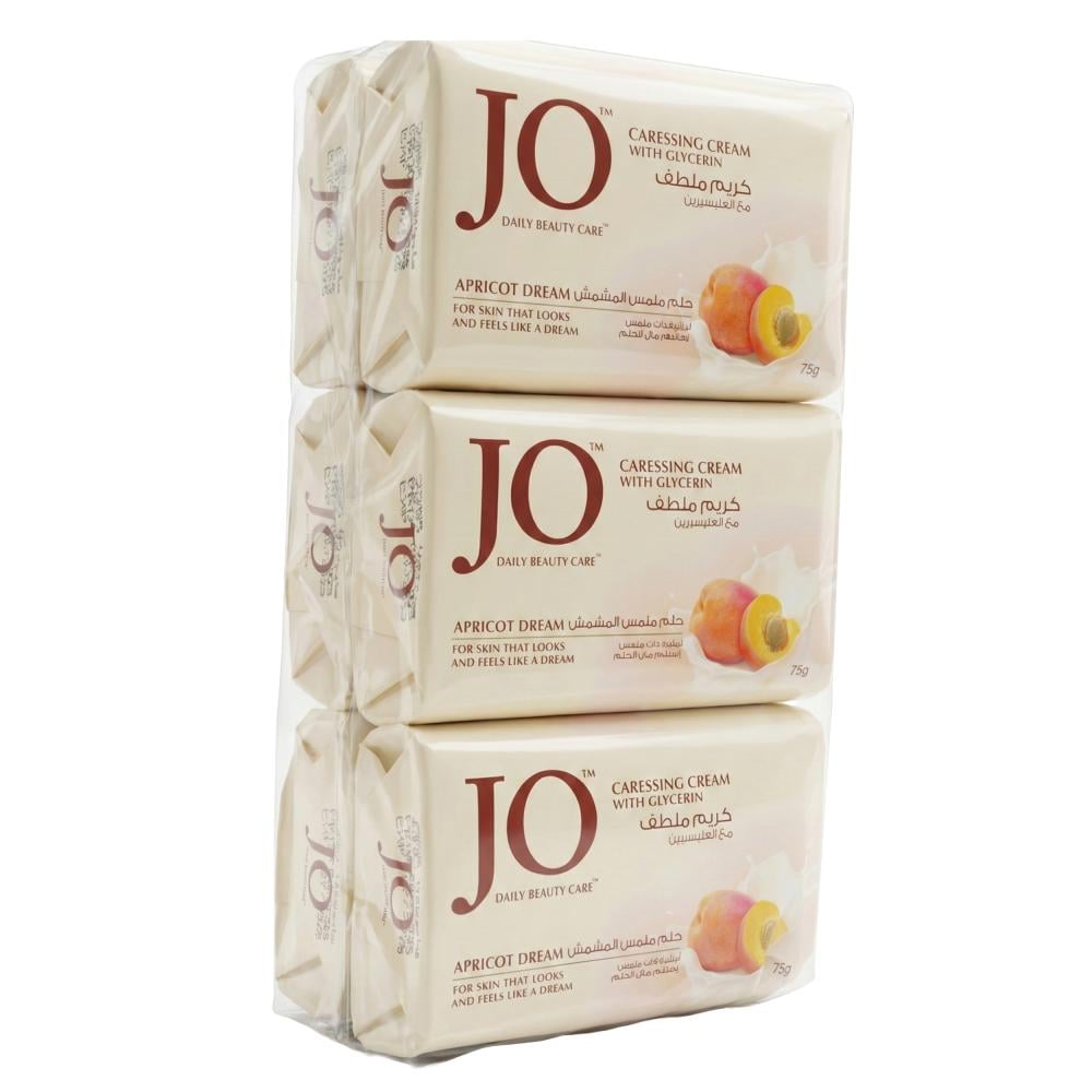 صابون الجمال حلم ملمس المشمش من جو – 6 حبات × 75 جرام