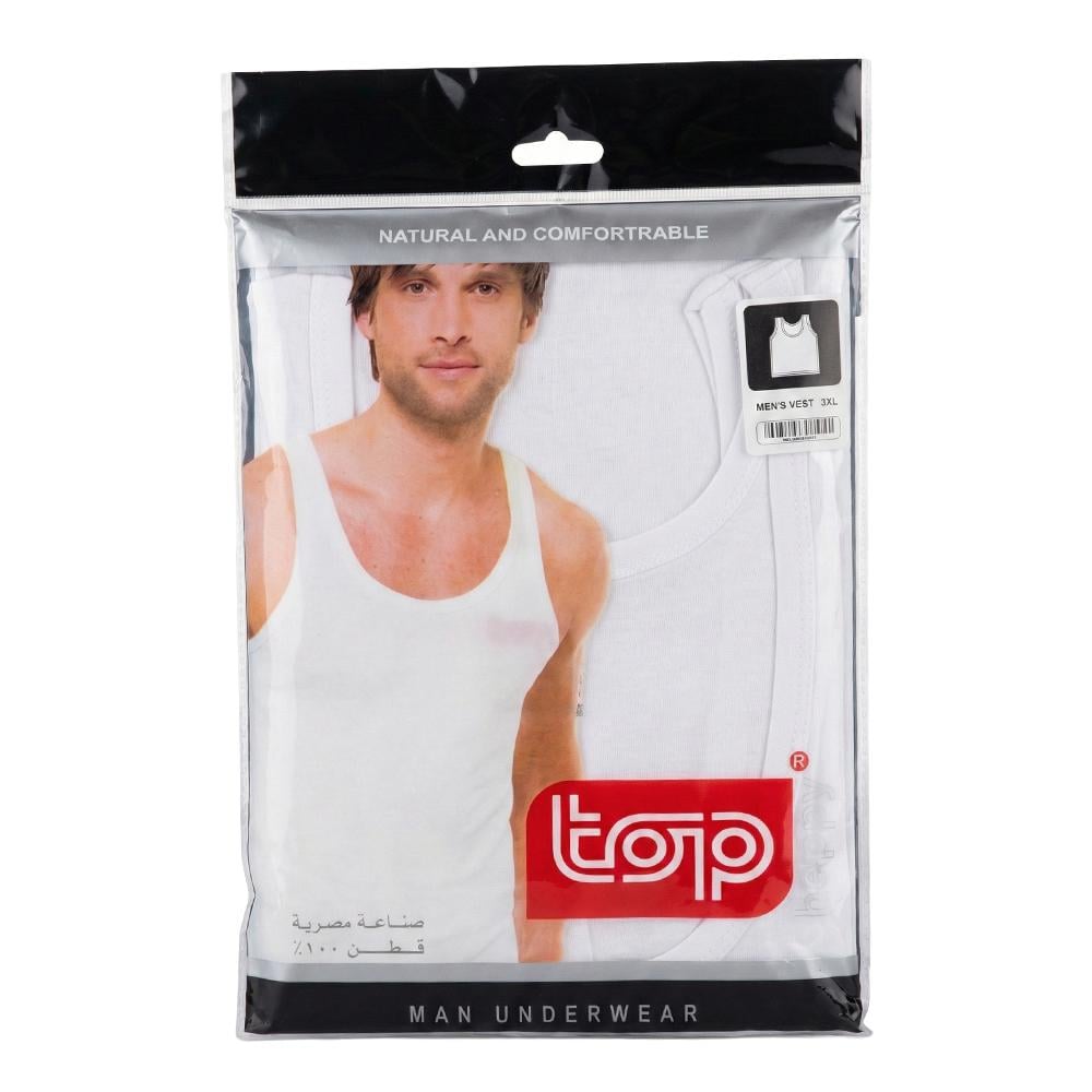 توب فنيلة رجالي علاقي مقاس - 3XL