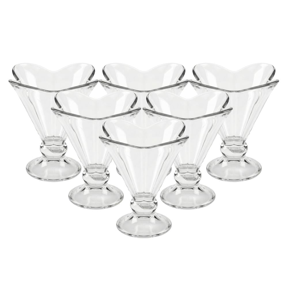 طقم كاسات حلى زجاج – 1 طقم × 6 حبات - XT-G2011-GB