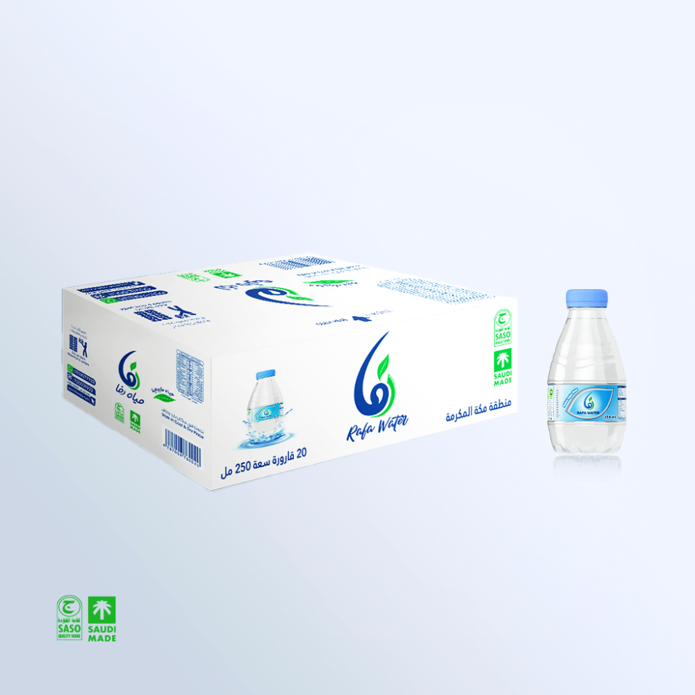 كرتون مياه رفا 250 مل - 20 عبوة