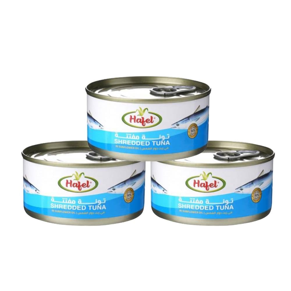 لحم تونا مفتتة من حافل – 170 جم × 3 عبوات