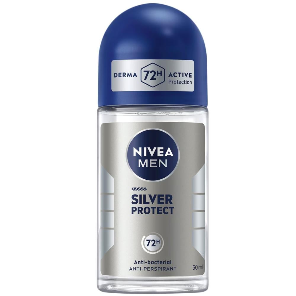 مزيل عرق سيلفر بروتيكت رول للرجال من نيفيا – 50 مل
