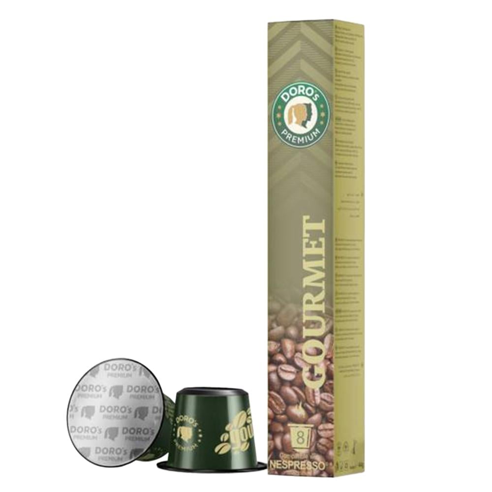 كبسولات قهوة جورميه من دوروس – 8 كبسولات