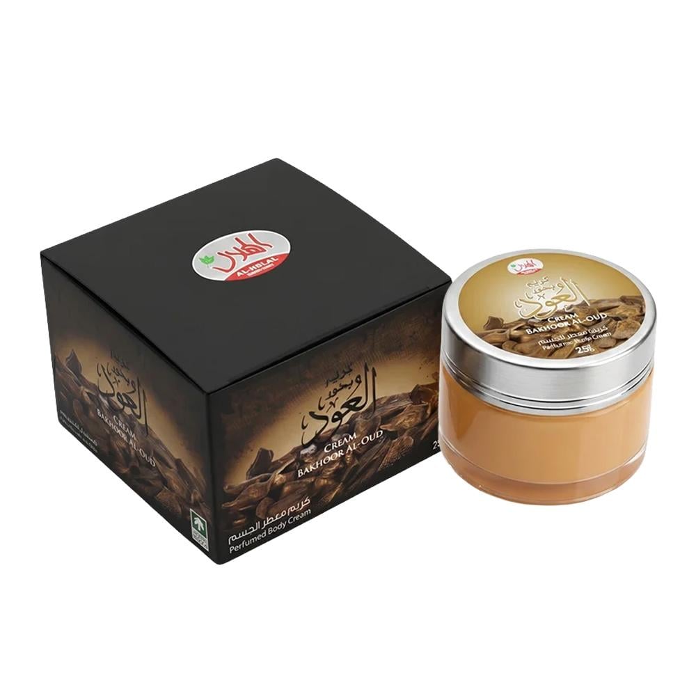 الهلال كريم معطر الجسم برائحة العود – 25 جرام