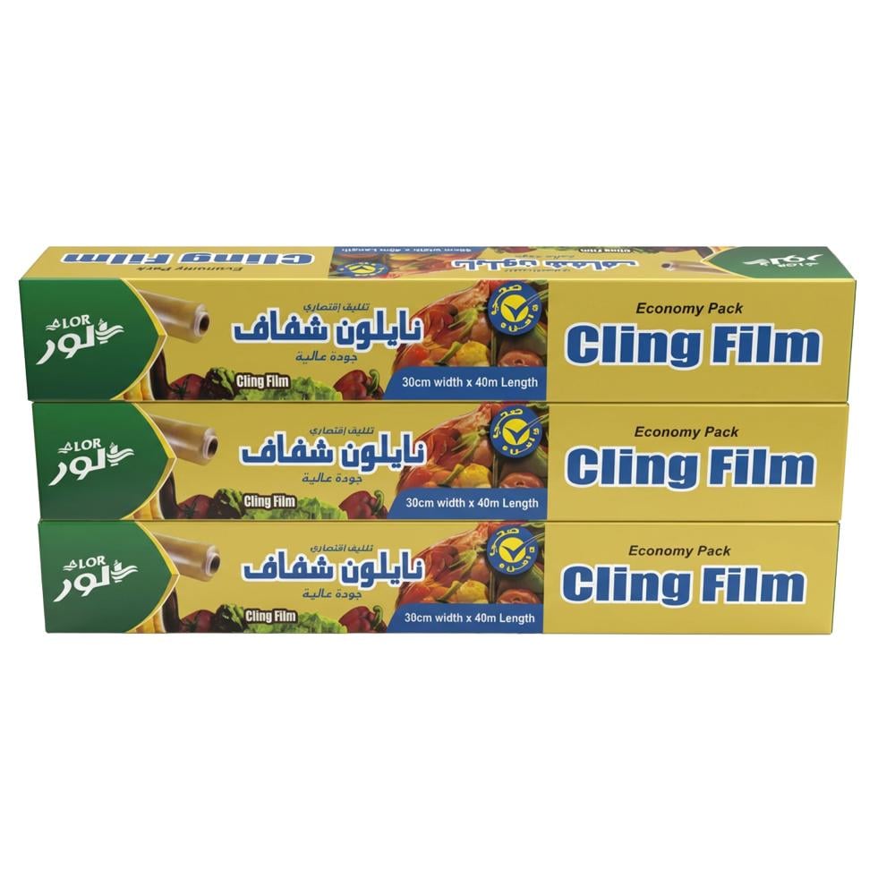 نايلون تغليف شفاف من الور – 3 رول - WS393