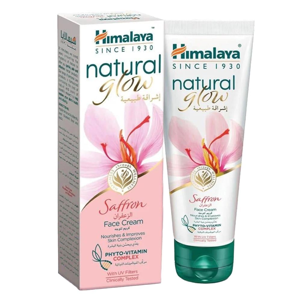 كريم إشراقة طبيعية الزعفران للوجه من هيمالايا – 100 جرام