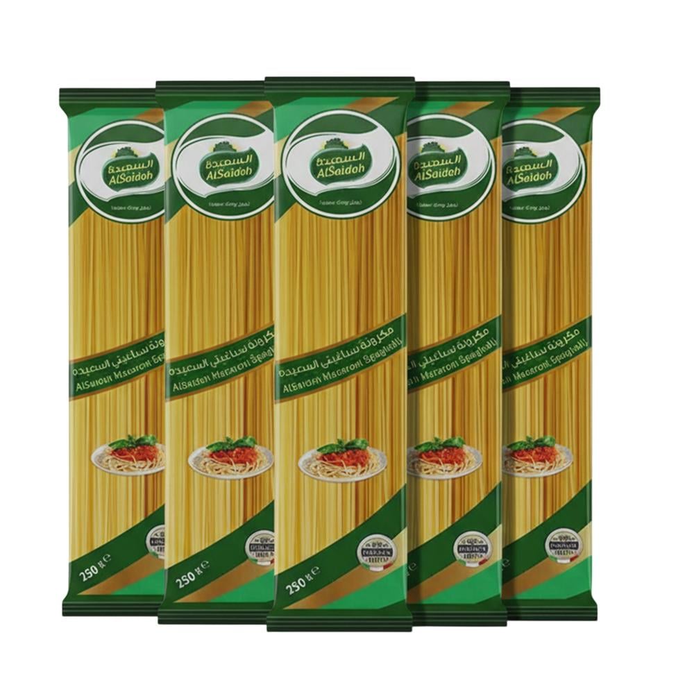 مكرونة سباغيتي من السعيدة  - 5 × 250 جم