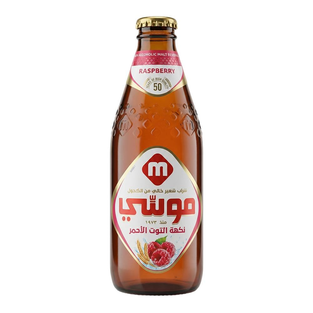 موسي شراب شعير بنكهة التوت الأحمر - 330 مل
