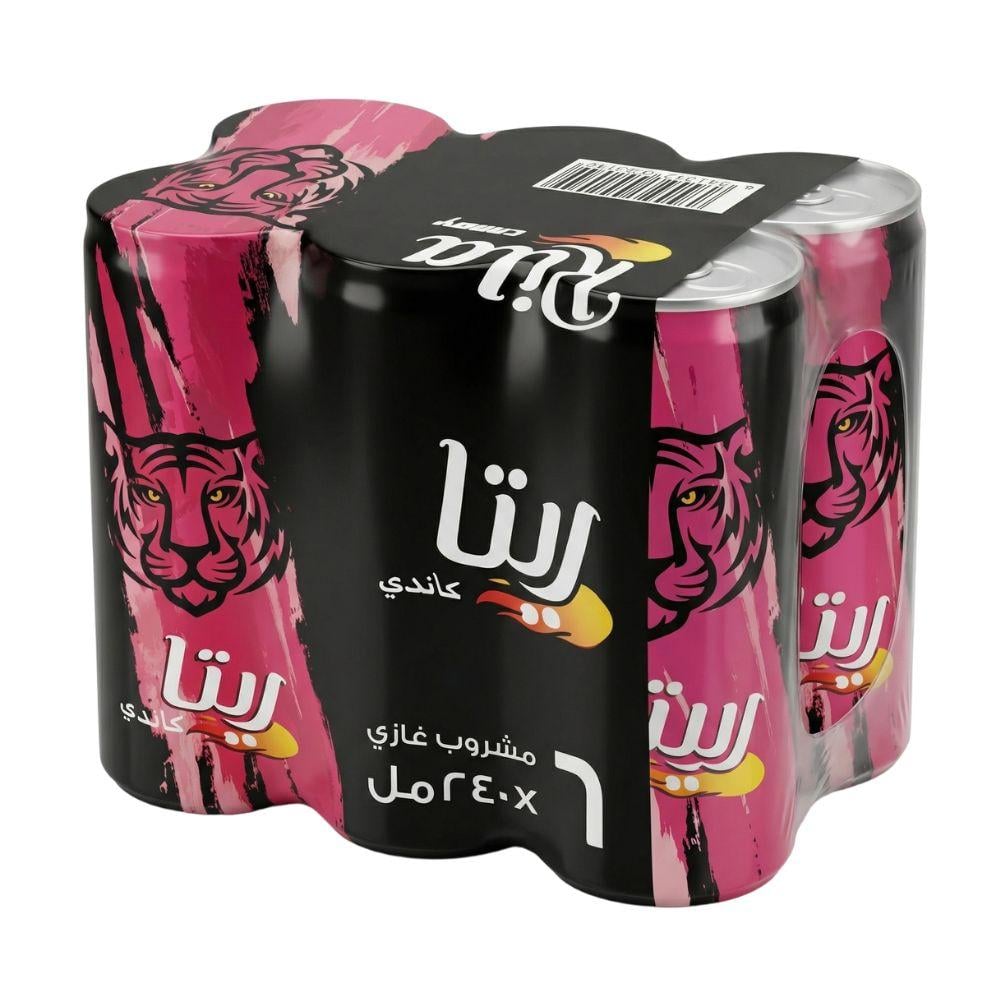 ريتا مشروب غازي كاندي – 6 حبات × 240 مل