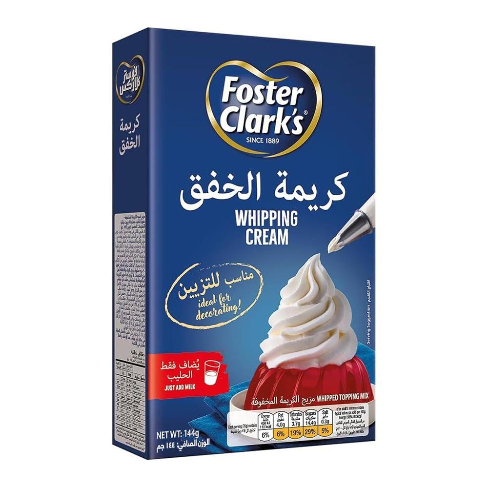 مسحوق كريمة فانيليا  من فوستر كلاركس - 144 جرام