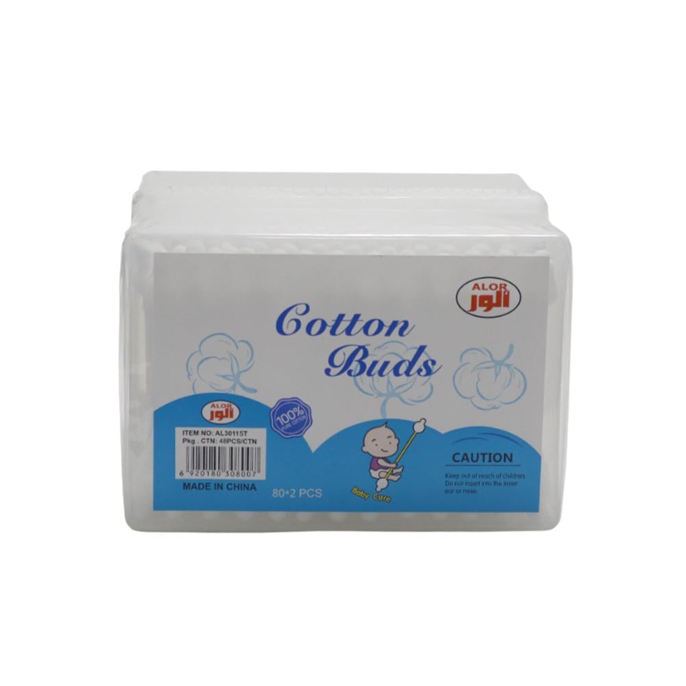 أعواد تنظيف الأذن الصحية  80+2 قطعة