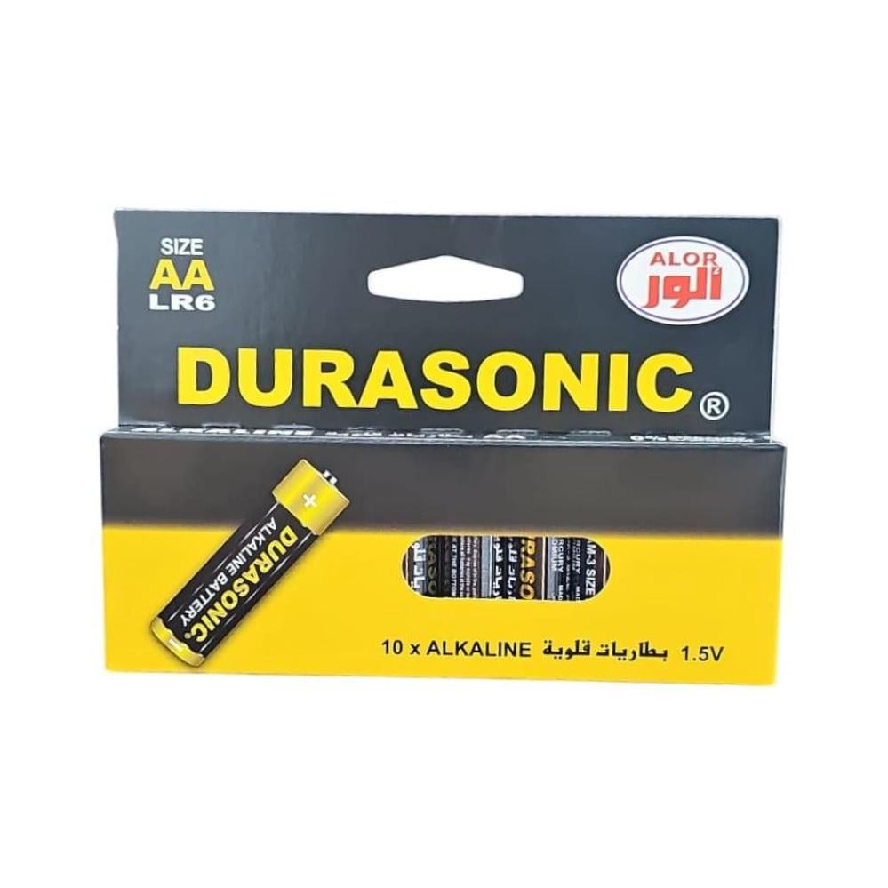 بطاريات قلم دوراسونيك القلوية AA - عبوة 12 حبه  (1.5V) - LR03-10HB