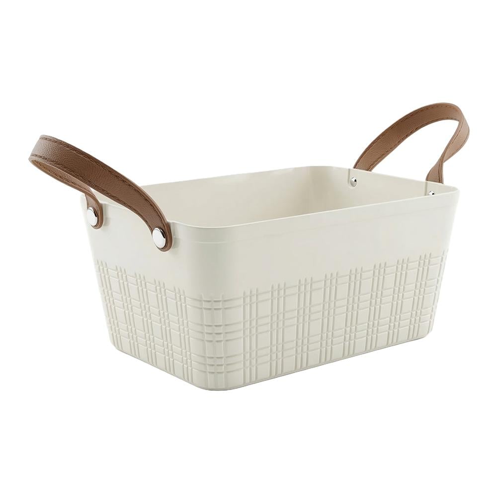 منظم بلاستيك مستطيل مع مقابض