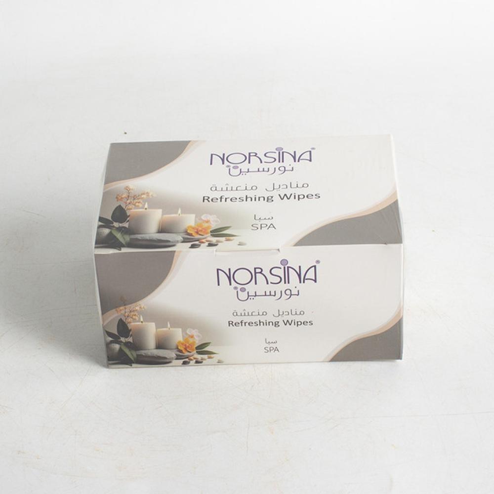 نورسينا مناديل معطرة سباء 50 منديل