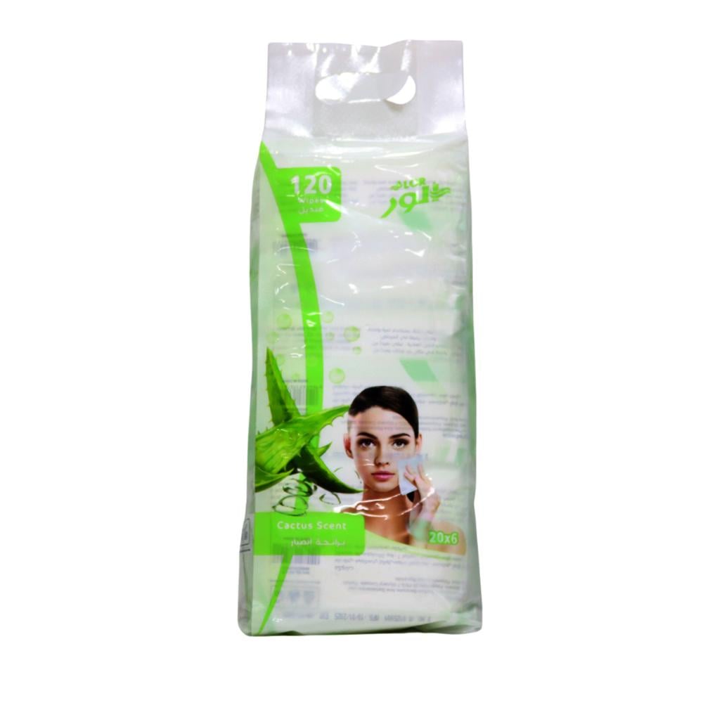 مناديل ألور المبللة لإزالة المكياج برائحة الصبار - WS-417