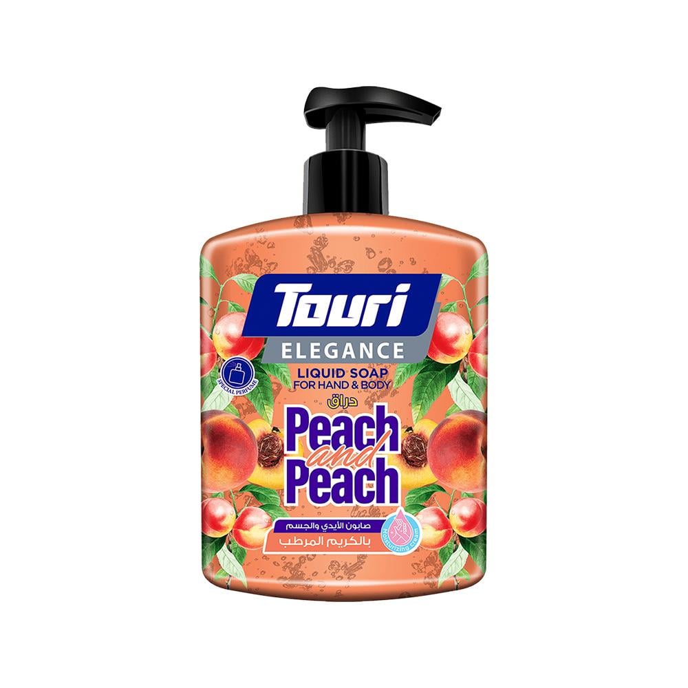 صابون توري إليغانس السائل – لليدين والجسم  برائحة الدراق  500 مل