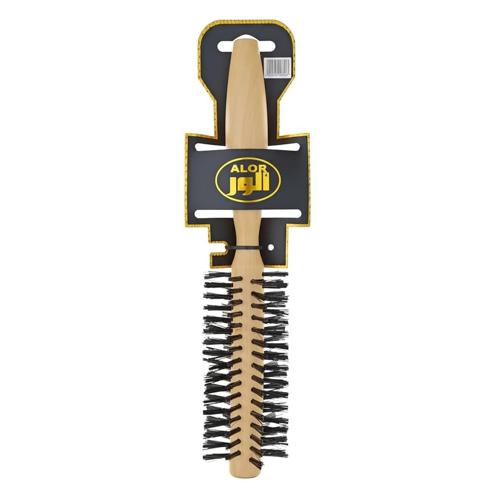 فرشاة استشوار خشبية دائرية خشنة من الور-AL-10181-3