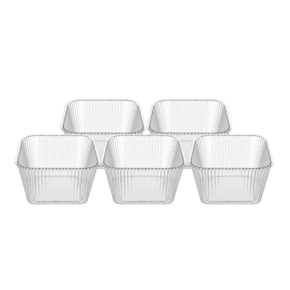 رولا طقم زبديات حلى أكريلك مربع – 1 طقم × 5 حبات