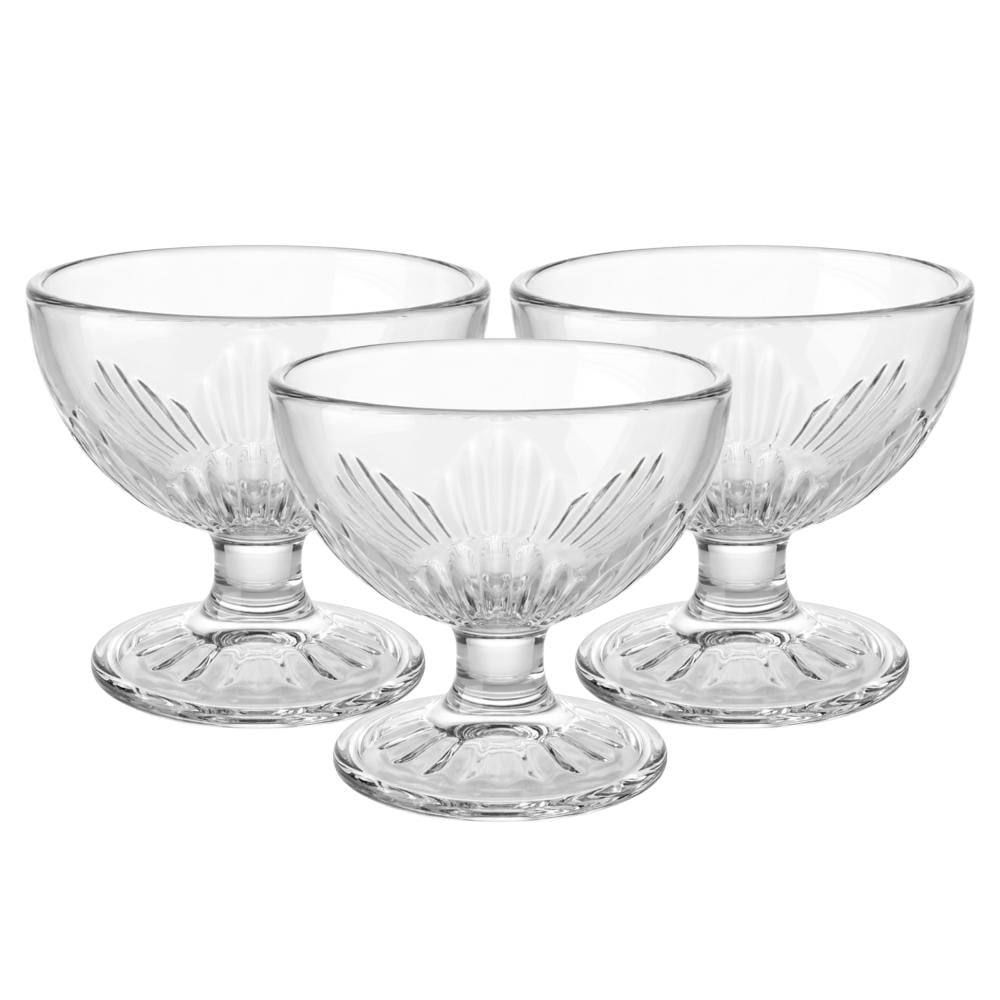 طقم كاسات حلى زجاج – 1 طقم × 3 حبات - MAS-8373