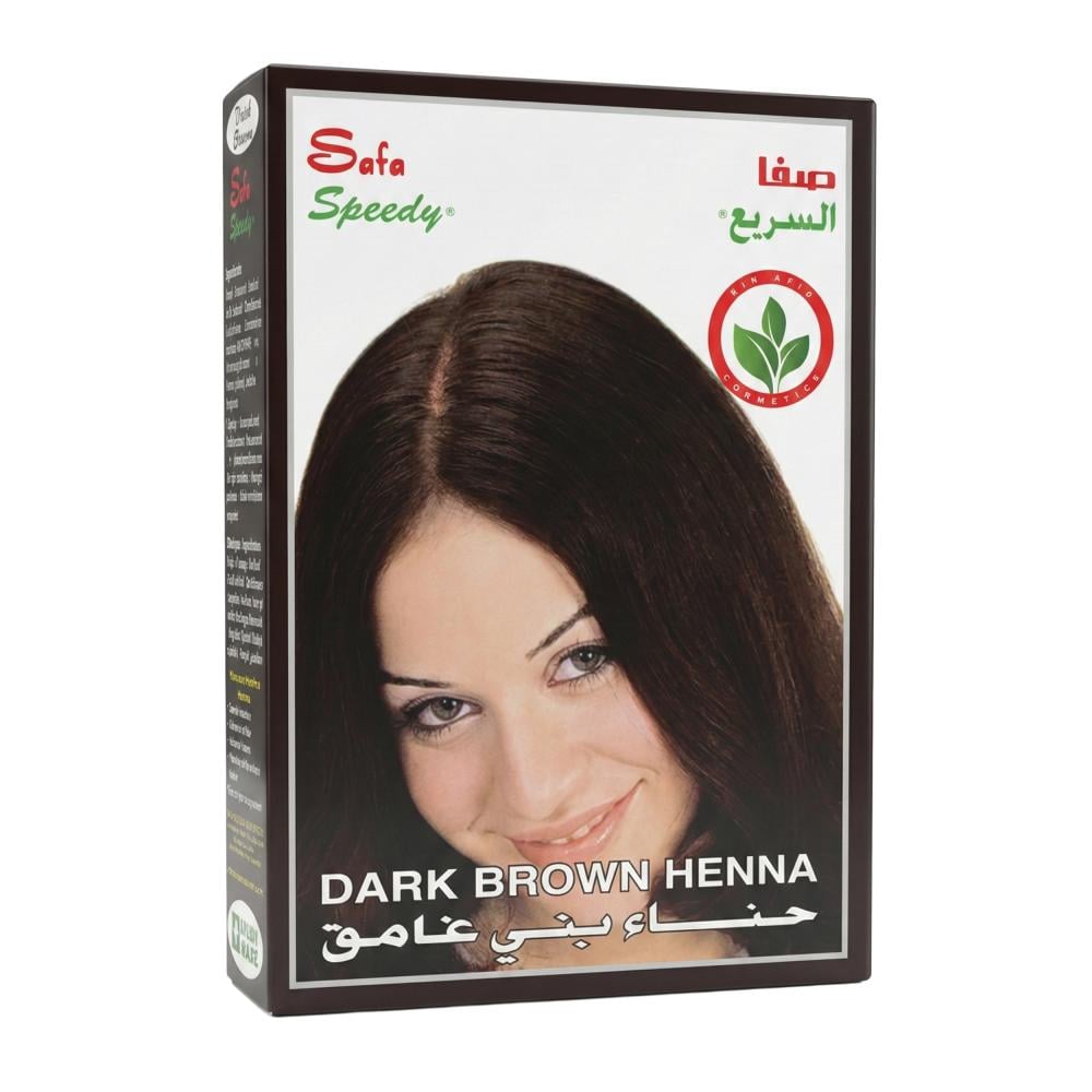 حناء لصبغ الشعر بني غامق من صفا السريع - 40 مل
