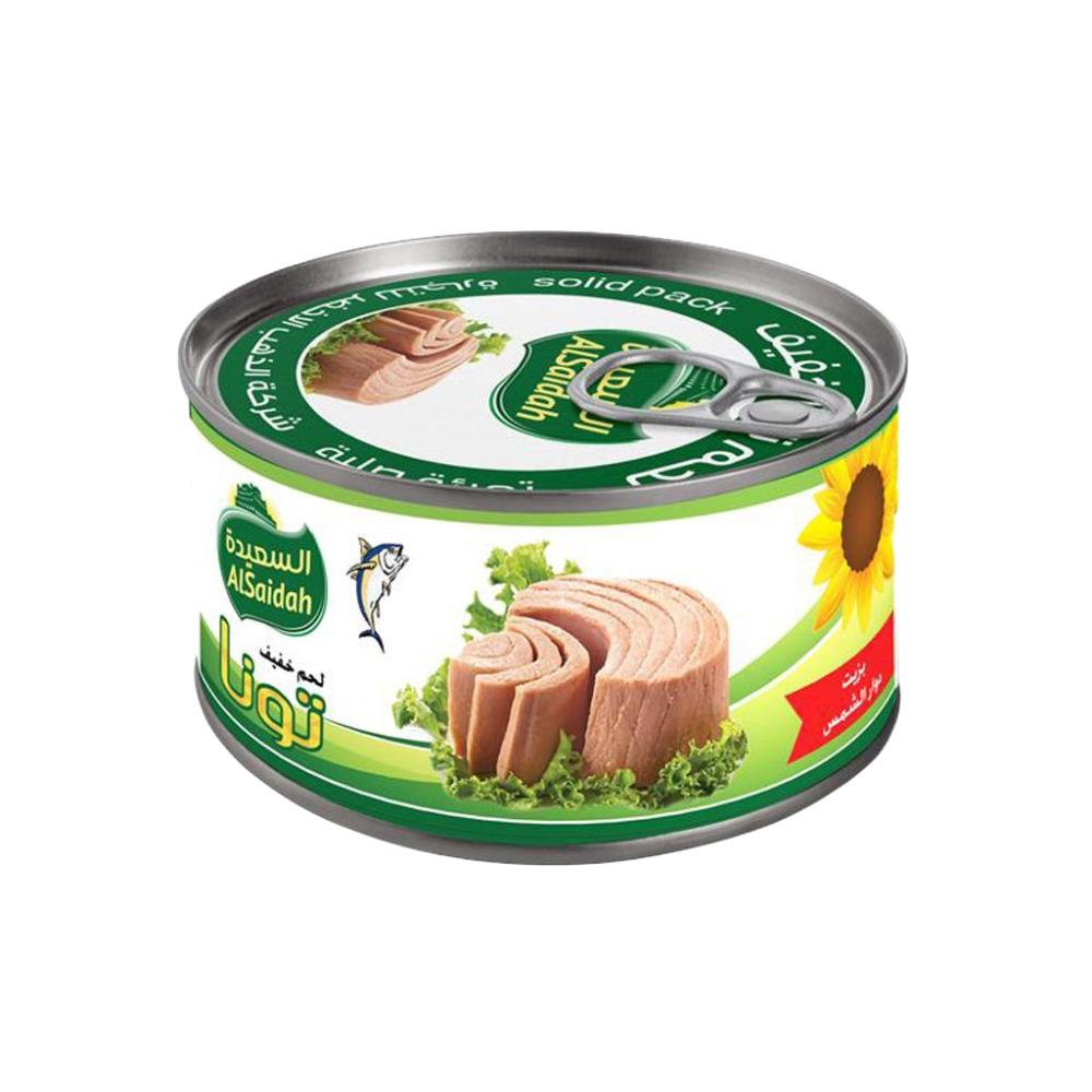 لحم تونا صلبة من السعيدة – 185  جم