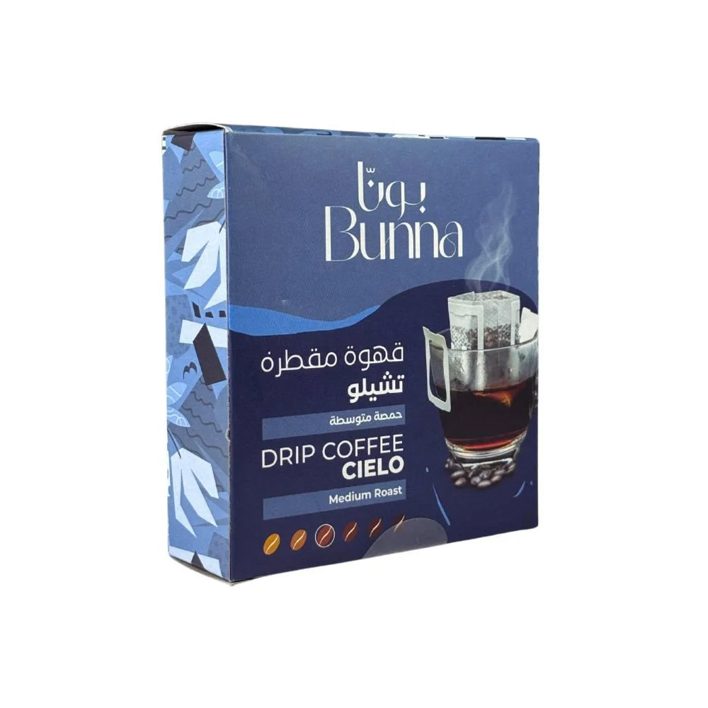 بونا قهوة مقطرة تشيلو - حمصة متوسطة 10x3 جرام